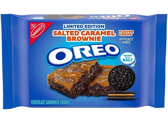 salted caramel brownie oreos