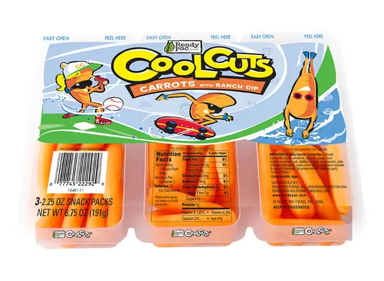 cool cuts carrots packages