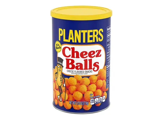 canister of planters cheez balls
