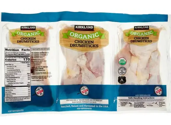 Kirkland Signature Organic Chicken Drumsticks