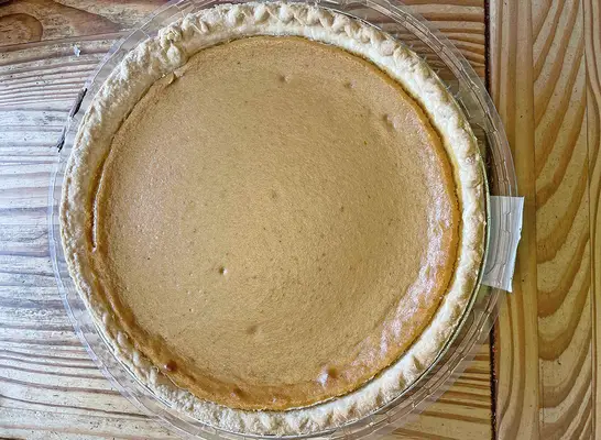Pumpkin pie from Sam