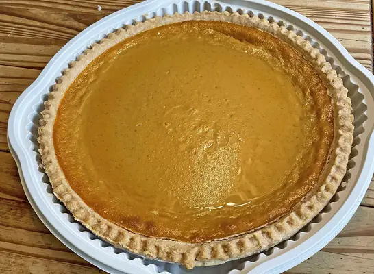 Pumpkin pie from Costco
