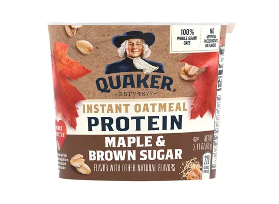 quaker maple brown sugar instant protein oatmeal