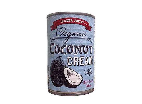a can of coconut cream