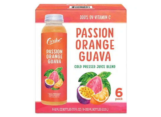 caribe passion orange guava juice