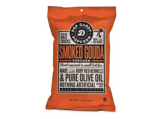Pop Daddy Smoked Gouda Popcorn