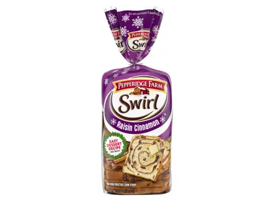Pepperidge Farm, Raisin Swirl Bread