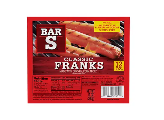 Bar S franks