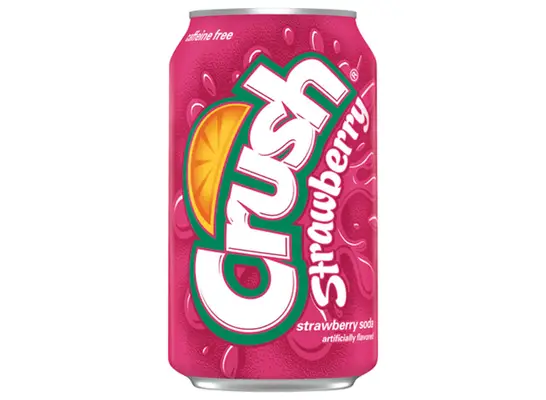 strawberry crush soda can