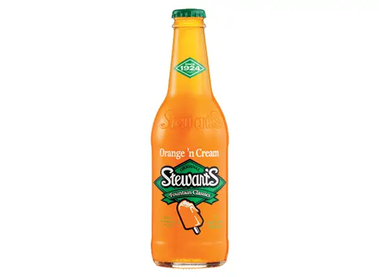 stewarts orange cream soda bottle