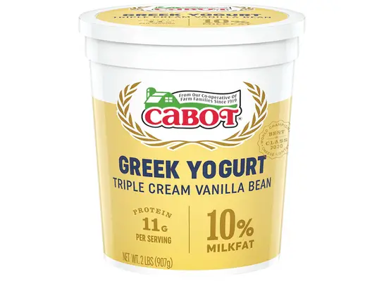 cabot Triple Cream Vanilla Bean Greek Yogurt