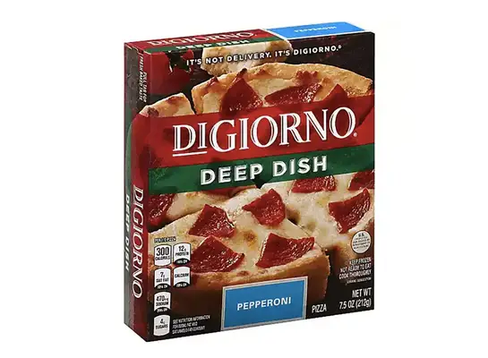 digiorno deep dish frozen pizza