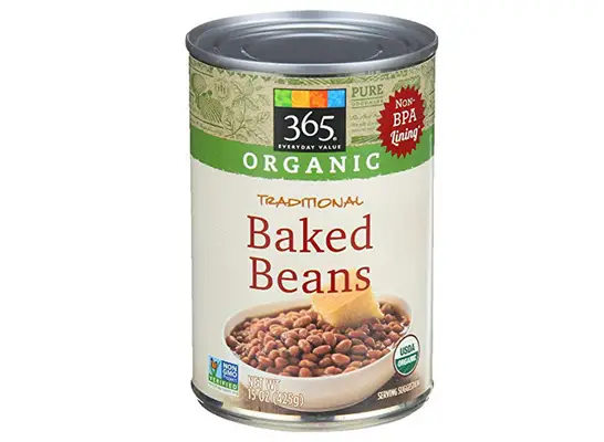 365 organic baked beans can
