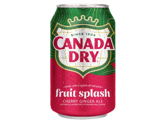 can of canada dry fruit splash