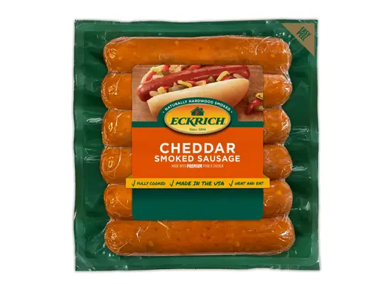 Eckrich cheddar smoked sausge