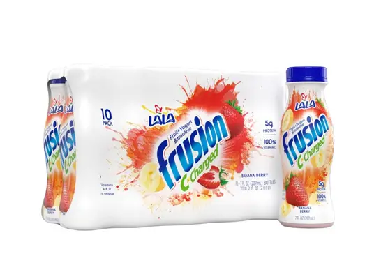 LALA Frusion fruit and yogurt smoothie