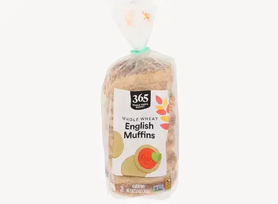 365 Whole Foods Whole Wheat English Muffins