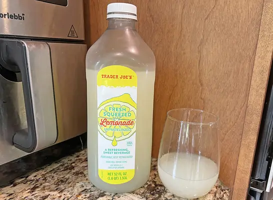 A bottle of Trader Joe