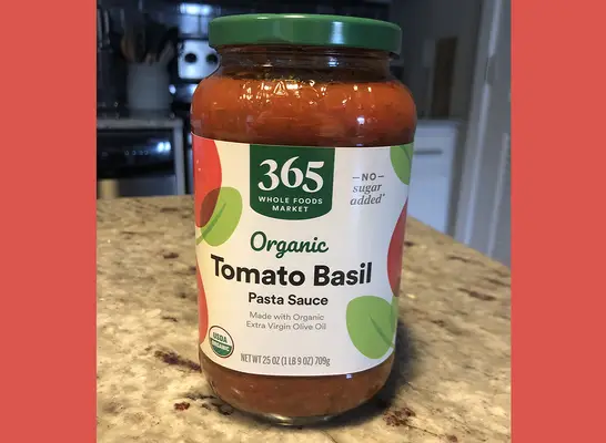 Whole Foods 365 Organic Tomato Basil Pasta Sauce