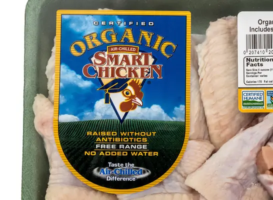 Smart chicken organic air chilled buffalo wings