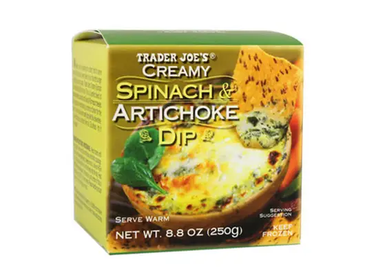 box of frozen trader joe