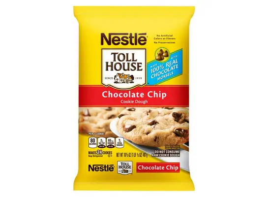 nestle toll house cookie dough
