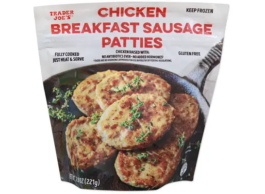trader joes egg bites on a white background.