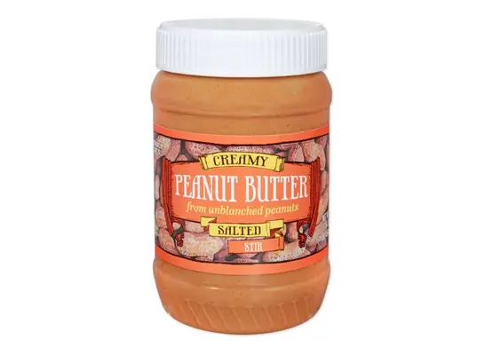 jar of creamy peanut butter