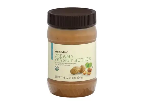 jar of Greenwise Creamy Peanut