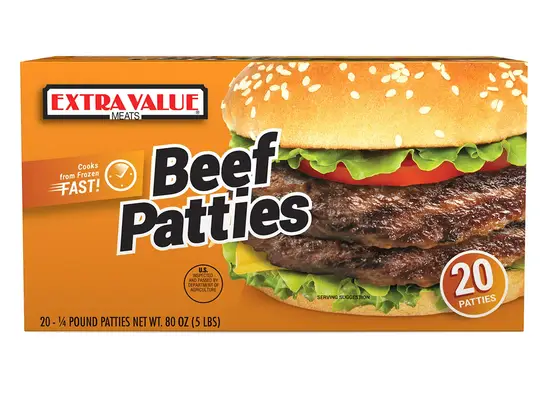 Extra Value Beef Patties