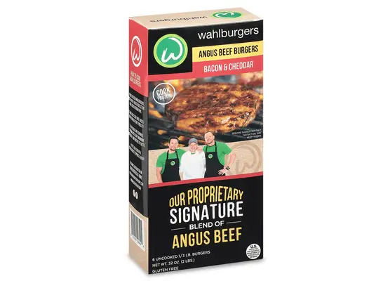 Wahlburgers Bacon Cheddar Angus Beef Burgers