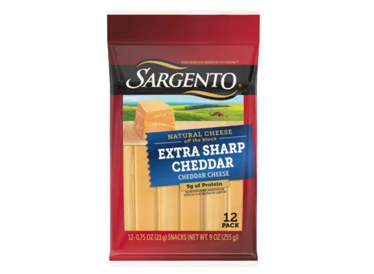 Sargento Extra Sharp Cheddar Cheese Snack Sticks