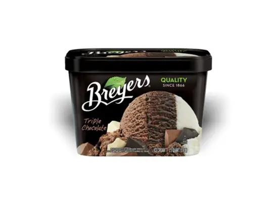 triple chocolate ice cream breyer