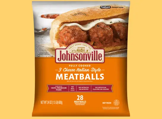 Johnsonville Three Cheese Italian Style Meatballs