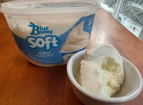Blue Bunny Soft Vanilla Ice Cream