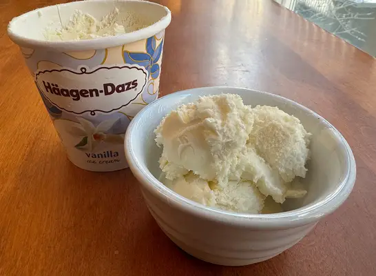 Haagen Dazs Vanilla Ice Cream