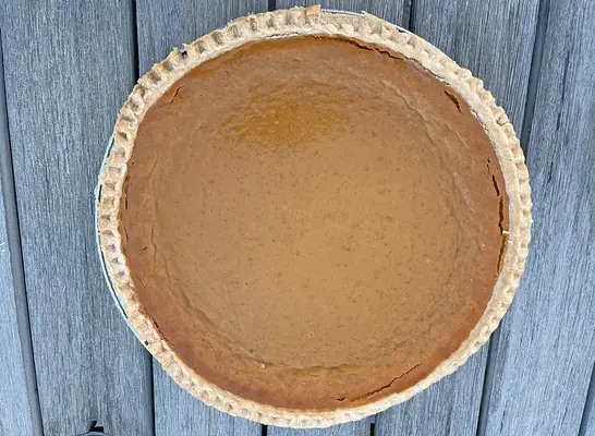 Pumpkin pie from Costco