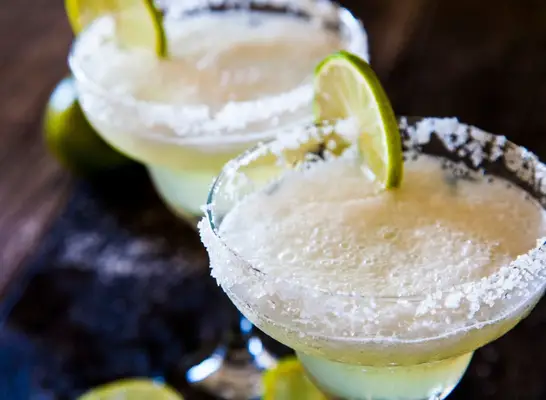 glasses of margaritas