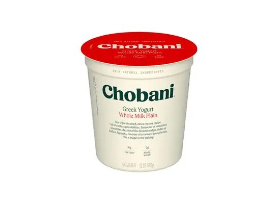 Chobani whole Milk Plain Greek Yogurt