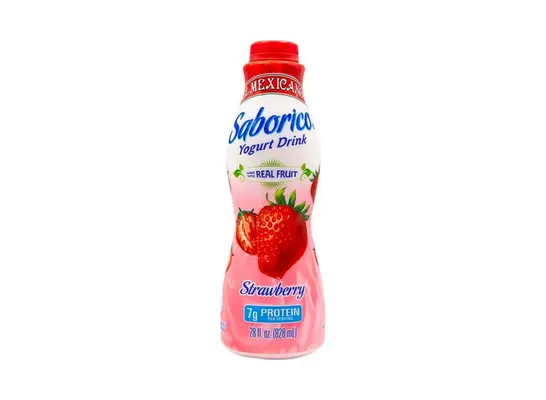 El Mexicano Strawberry Flavored Saborico Yogurt Drink
