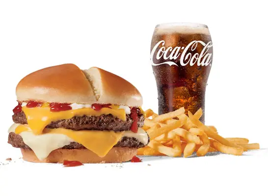 unhealthy fast food burger Jack in the box