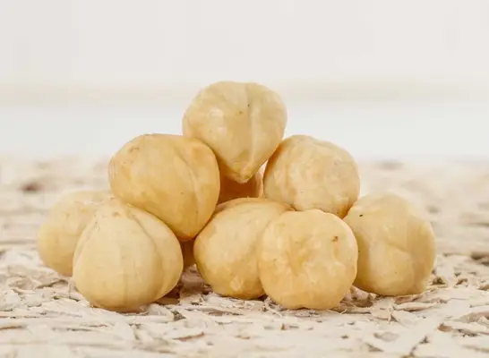Raw hazelnuts