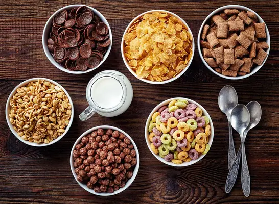 six bowls of different kids