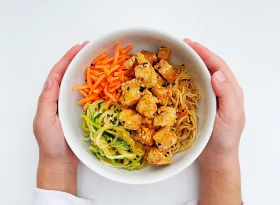 Tofu Zoodle Bowls