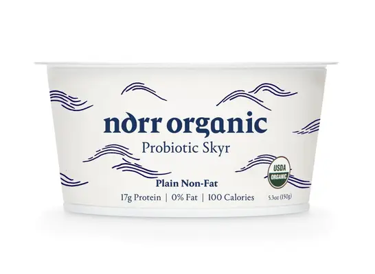Norr Organic Probiotic Skyr plain nonfat yogurt