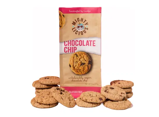 mightylicious chocolate chip cookie
