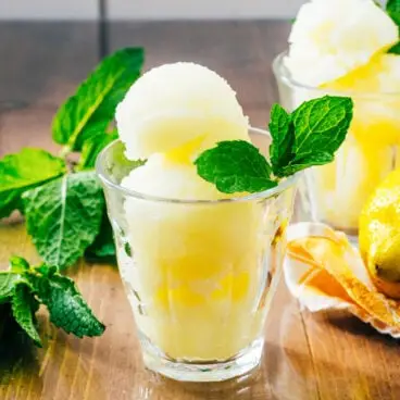 Citrónový sorbet