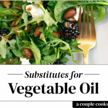 Substitut à l'huile végétale