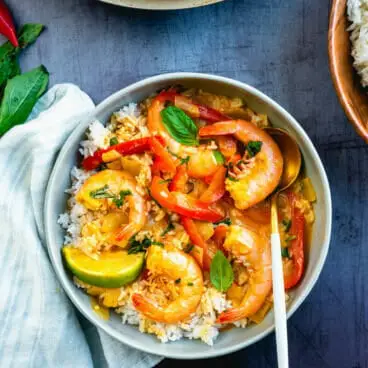 Curry di gamberetti
