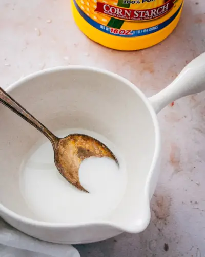 Bouillie de fécule de maïs